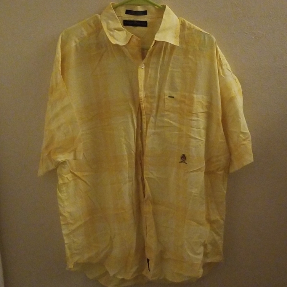 Mens Tommy Hilfiger L  Collared button-down